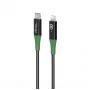 Microconnect MC-SMART USB C-L-2 Lightning-Kabel 2 m Schwarz, Grün