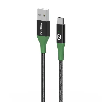 Microconnect MC-SMART USB-A-C-02 USB-Kabel USB 2.0 2 m USB A USB C Schwarz, Grün