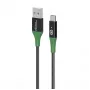 Microconnect MC-SMART USB-A-C-02 USB-Kabel USB 2.0 2 m USB A USB C Schwarz, Grün