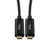 Microconnect MC-USB3.1C15OP USB-Kabel USB 3.2 Gen 2 (3.1 Gen 2) 15 m USB C Schwarz