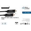 Microconnect MC-USB3.1C15OP USB-Kabel USB 3.2 Gen 2 (3.1 Gen 2) 15 m USB C Schwarz
