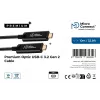 Microconnect MC-USB3.1CC10OP USB-Kabel USB 3.2 Gen 2 (3.1 Gen 2) 10 m USB C Schwarz