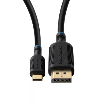Microconnect MC-USBCDP3 Videokabel-Adapter 3 m USB Type-C DisplayPort Schwarz
