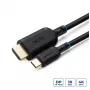 Microconnect MC-USBCHDMI3 Videokabel-Adapter 3 m USB-C HDMI Schwarz