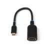 Microconnect MC-USBCHDMI-A Videokabel-Adapter 0,2 m USB C HDMI Schwarz