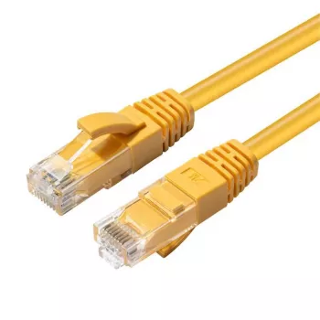 Microconnect MC-UTP6A0025Y Netzwerkkabel Gelb 0,25 m Cat6a U/UTP (UTP)