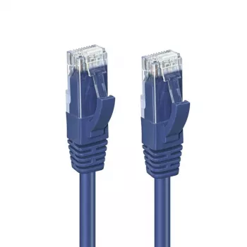 Microconnect MC-UTP6A01B Netzwerkkabel Blau 1 m Cat6a U/UTP (UTP)