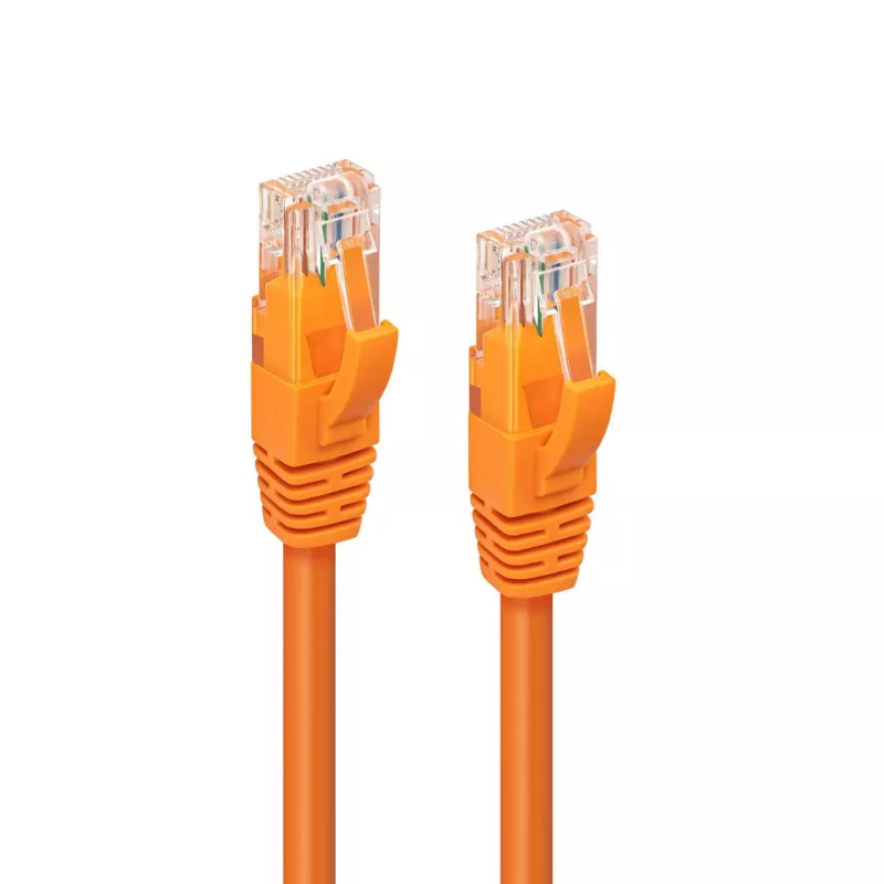 Microconnect MC-UTP6A02O Netzwerkkabel Orange 2 m Cat6a U/UTP (UTP)
