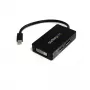 StarTech.com Travel A/V-Adapter: 3-in-1 Mini DisplayPort auf DisplayPort, DVI oder HDMI Konverter