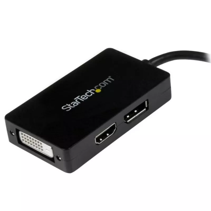 StarTech.com Travel A/V-Adapter: 3-in-1 Mini DisplayPort auf DisplayPort, DVI oder HDMI Konverter