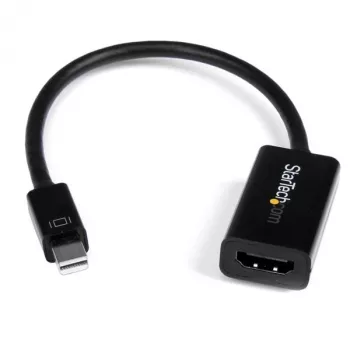StarTech.com Mini DisplayPort auf HDMI Adapter - Aktiver mDP zu HDMI Videokonverter - 4K 30Hz - Mini DP oder Thunderbolt 1/2 Mac/PC zu HDMI Monitor/TV/Display - mDP 1.2 zu HDMI Adapterdongle
