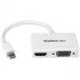 StarTech.com Reise-A/V-Adapter: 2-in-1 Mini DisplayPort auf HDMI oder VGA Konverter - Weiß
