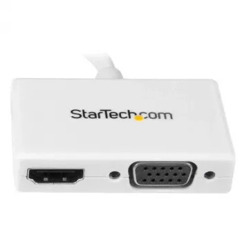 StarTech.com Reise-A/V-Adapter: 2-in-1 Mini DisplayPort auf HDMI oder VGA Konverter - Weiß