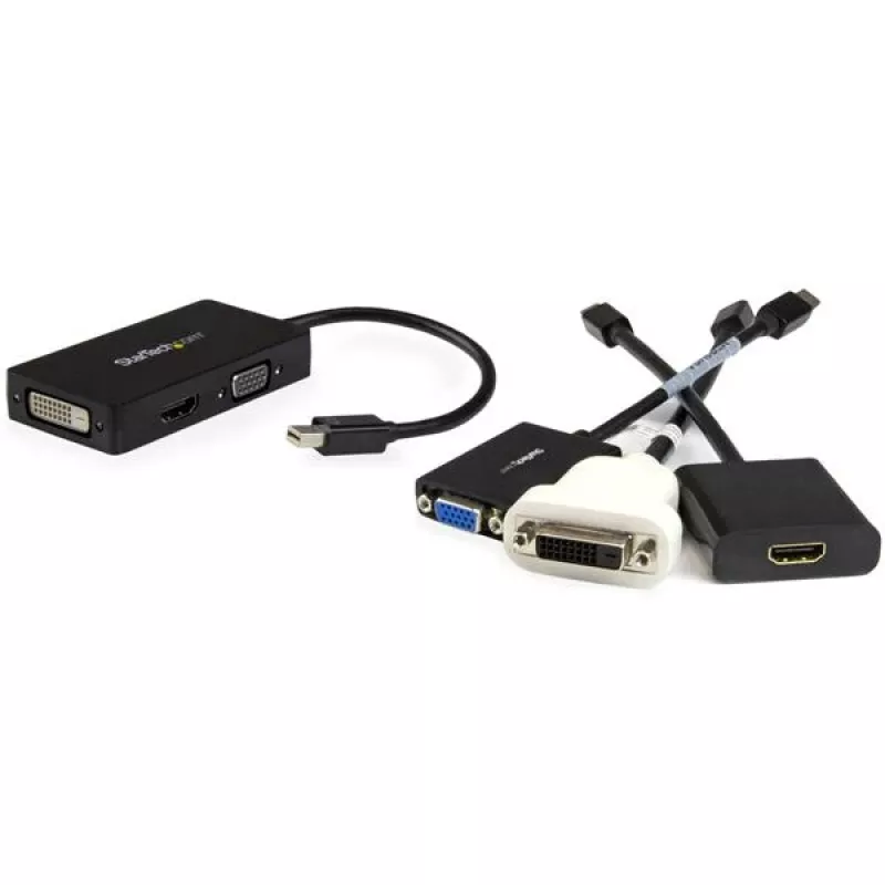 StarTech.com Reise-A/V-Adapter: 3-in-1 Mini DisplayPort auf VGA DVI oder HDMI Konverter