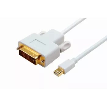 Microconnect MDPDVI1 Videokabel-Adapter 1 m Mini DisplayPort DVI-D Weiß