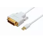 Microconnect MDPDVI1 Videokabel-Adapter 1 m Mini DisplayPort DVI-D Weiß