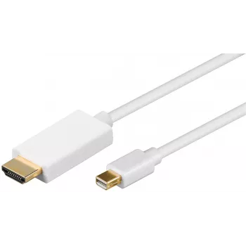 Microconnect MDPHDMI5 Videokabel-Adapter 5 m Mini DisplayPort HDMI Typ A (Standard) Weiß