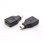 Microconnect MDPMDPF Kabeladapter Mini DisplayPort DisplayPort Schwarz