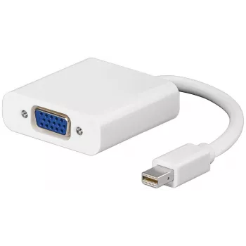 Microconnect MDPVGA Videokabel-Adapter 0,15 m Mini DisplayPort VGA (D-Sub) Weiß