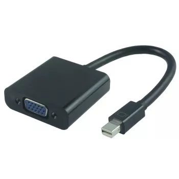 Microconnect MDPVGA2B Videokabel-Adapter 0,15 m Mini DisplayPort VGA (D-Sub) Schwarz