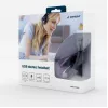 Kopfhörer Gembird MHS-U-001 USB-Kopfhörer Kabelgebunden