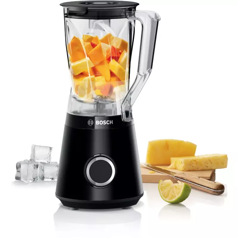 Tischmixer Bosch Serie 4 MMB6141B — 1200 W, 1,5 l Tritan-Behälter, 2 Geschwindigkeiten, Eiscrush, schwarz