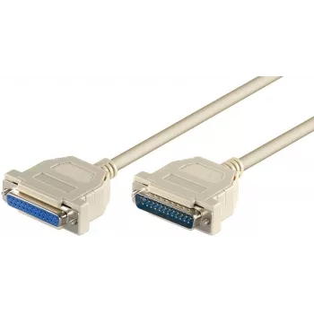 Microconnect MODGR3 serielles Kabel Weiß 3 m DB-25