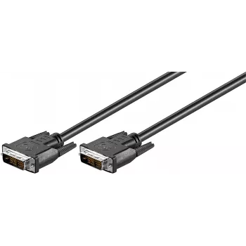 Microconnect MONCCS2 DVI-Kabel 2 m DVI-D Schwarz