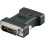 Microconnect MONJK Kabeladapter DVI-I VGA Schwarz