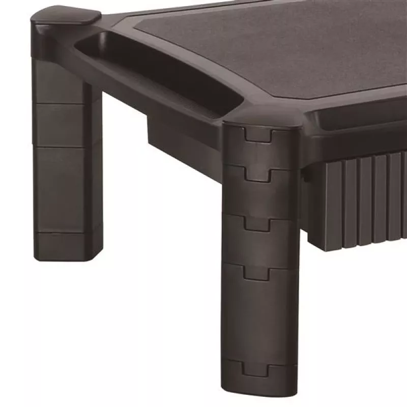 StarTech.com Monitorständer - Schublade - höhenverstellbar, freistehend, 10 kg, 33 cm (13 Zoll), 81,3 cm (32 Zoll), Höhenverstellung, Schwarz