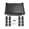 StarTech.com Monitorständer - Schublade - höhenverstellbar, freistehend, 10 kg, 33 cm (13 Zoll), 81,3 cm (32 Zoll), Höhenverstellung, Schwarz