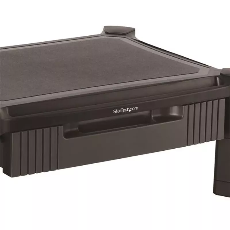 StarTech.com Monitorständer - Schublade - höhenverstellbar, freistehend, 10 kg, 33 cm (13 Zoll), 81,3 cm (32 Zoll), Höhenverstellung, Schwarz