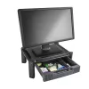 StarTech.com Monitorständer - Schublade - höhenverstellbar, freistehend, 10 kg, 33 cm (13 Zoll), 81,3 cm (32 Zoll), Höhenverstellung, Schwarz