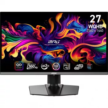 MSI MPG 271QRX QD-OLED Computer Monitor 67,3 cm (26,5 Zoll) 2560 x 1440 Pixel Wide Quad HD Schwarz