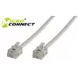 Telefonkabel Microconnect MPK102 RJ12 RJ12 2 m Weiß
