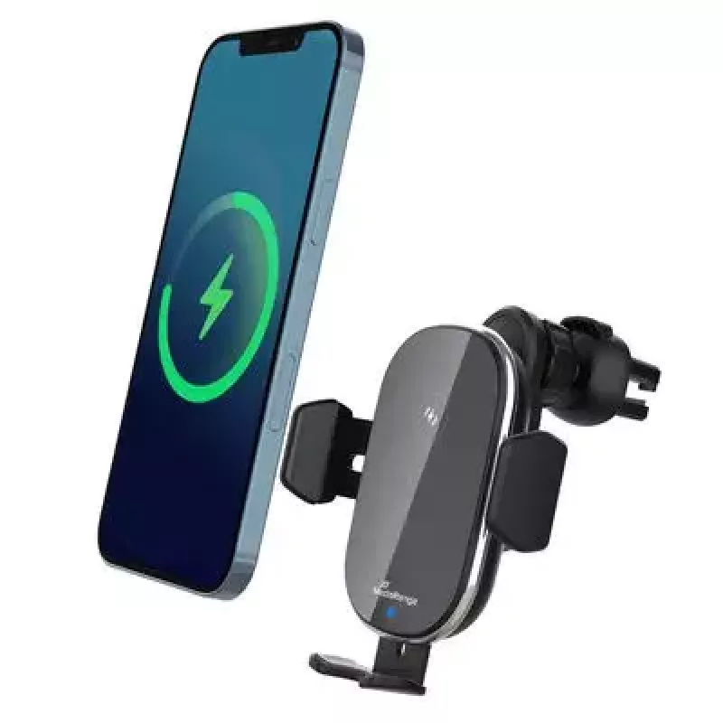 Kabelloses Ladegerät MediaRange MRMA117 Schnellladung Smartphone Schwarz