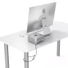 Compulocks Mac Studio Ledge Lock Adapter Keyed Kabel Lock Silber