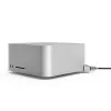 Compulocks Mac Studio Ledge Lock Adapter Keyed Kabel Lock Silber