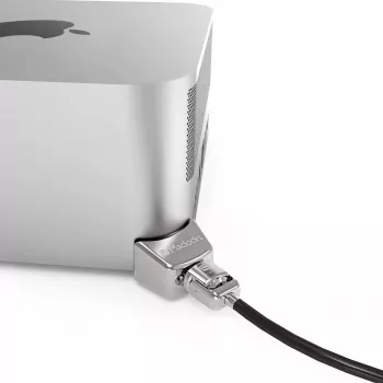 Compulocks Mac Studio Ledge Lock Adapter Keyed Kabel Lock Silber