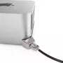 Compulocks Mac Studio Ledge Lock Adapter Keyed Kabel Lock Silber