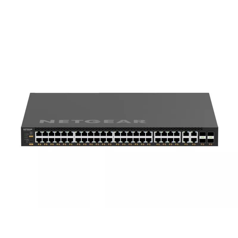 NETGEAR M4350-44M4X4V Managed L3 2.5G Ethernet (100/1000/2500) Power over Ethernet (PoE) 1U Schwarz