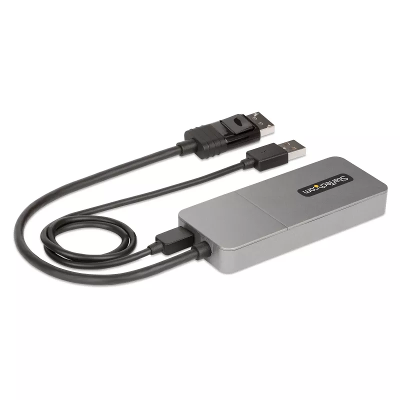 StarTech.com 3-Port MST Hub - DisplayPort auf 3x HDMI, Triple 4K 60Hz Monitore, DP 1.4 Multi-Monitor Video Adapter, 30cm integriertes Kabel, USB-betrieben, nur Windows