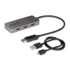 StarTech.com 3-Port MST Hub - DisplayPort auf 3x HDMI, Triple 4K 60Hz Monitore, DP 1.4 Multi-Monitor Video Adapter, 30cm integriertes Kabel, USB-betrieben, nur Windows