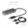 StarTech.com 3-Port MST Hub - DisplayPort auf 3x HDMI, Triple 4K 60Hz Monitore, DP 1.4 Multi-Monitor Video Adapter, 30cm integriertes Kabel, USB-betrieben, nur Windows