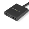 StarTech.com 2-Port Multi Monitor Adapter - Mini DisplayPort auf 2x DisplayPort MST Hub - Dual 4K 30Hz - Videosplitter für erweiterten Desktop-Modus nur auf Windows-PCs - mDP 1.2 auf 2x DP