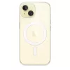 Schutzhülle für iPhone 15 von Apple, MagSafe, Transparent, PC, für 6,1 Zoll