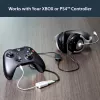 StarTech.com Weißer Headset-Adapter für Headsets mit separaten Kopfhörer-/Mikrofonsteckern – 3,5 mm 4-polig auf 2x 3-polig 3,5 mm M/F