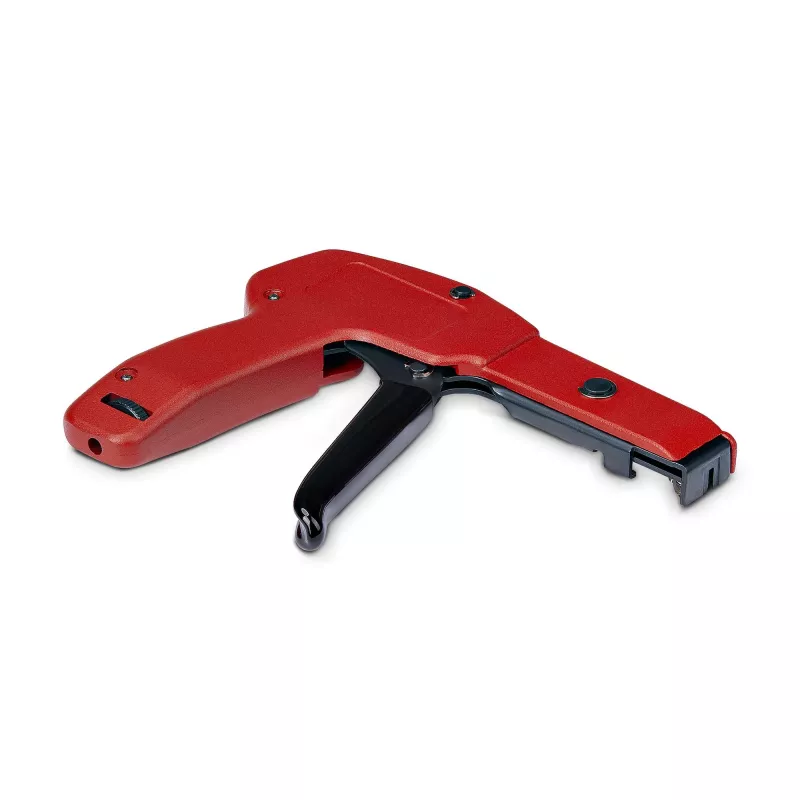 StarTech.com Nylon-Kabelbinderpistole, Kabelbinder-Installations- und Schneidwerkzeug, Kabelbinder-Spann-/Festziehwerkzeug, funktioniert mit Nylon-Kabelbindern 2,4 mm bis 4,8 mm, TAA-konform
