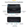 StarTech.com M.2 NVMe auf 2,5/3,5 Zoll SATA-Laufwerksduplizierer, Dual-Bay-Standalone-SSD-Kloner/Laufwerksdock, bidirektional NVMe zu SATA / SATA zu NVMe, bis zu 27 GB/min, TAA