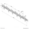Neomounts NMPRO-WMB3 Menuboard-Wandhalterung 32-55 Zoll - neigbar